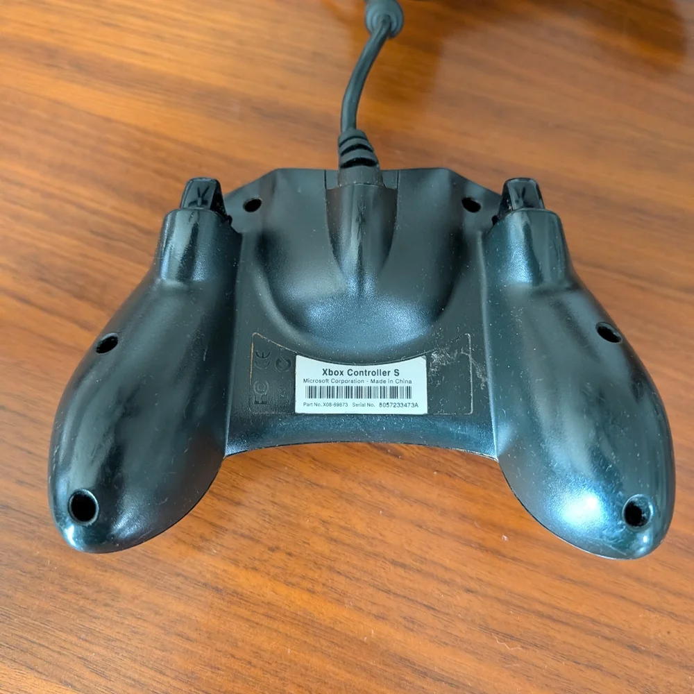 Microsoft Original Xbox Wired Controller S Type Untested Memory Card Comunicator